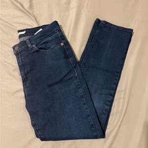 Levi's Women's Skinny Jeans in Deep Blue